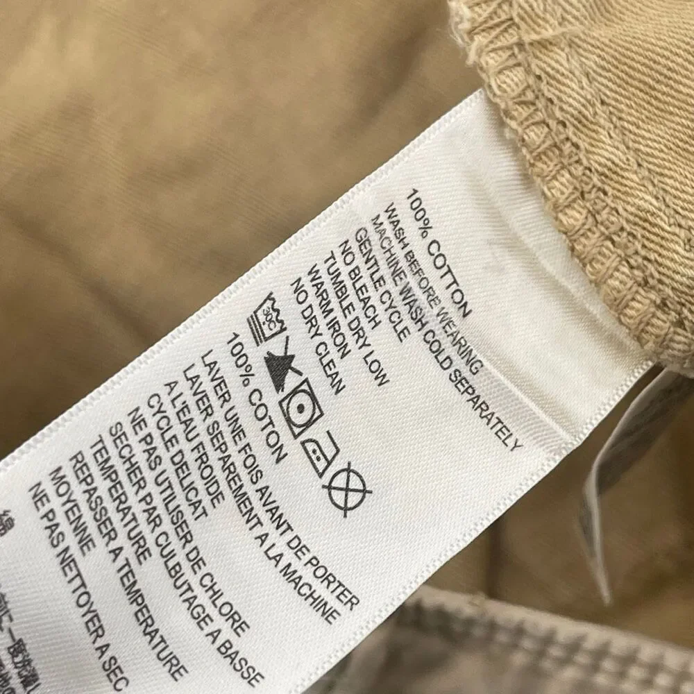Tommy Bahama Men’s Khaki Cotton Chino Shorts 38 Flat Front Casual 9.5” Inseam